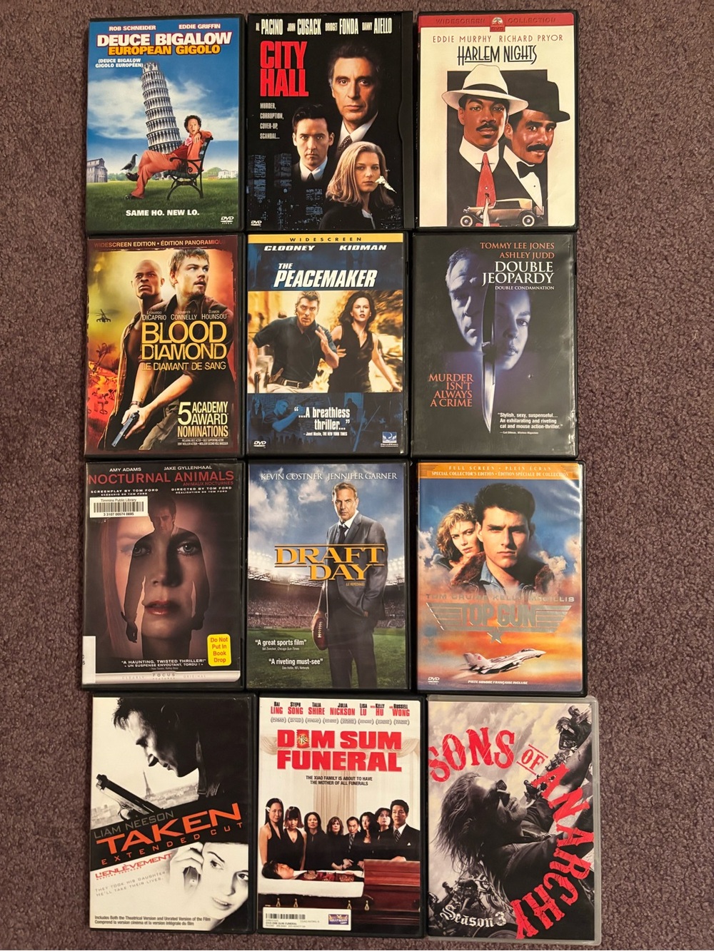 Assorted Movie DVD’s (12)